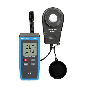 Metravi 0 - 199900 FC Auto-Ranging Digital Lux Meter (Measures In Lux & In Foot Candle), 1310