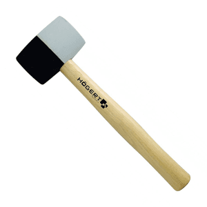 Hogert 450 Gms Rubber Mallet With Wooden Handle, HT3B044