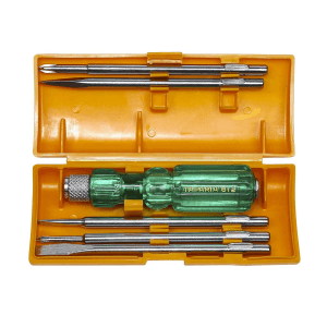 Taparia 6 Pcs Screw Driver Set with Neon Bulbs, 812