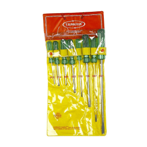 Taparia 8 Pcs Screw Driver Kit (Hanging Pouch), 1013