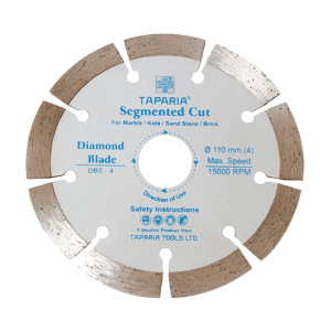 Taparia 5 Inch (125 mm) Diamond Cutting Blade, Segmented Cut, DBS 5