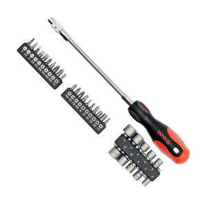 Yato 31 Pcs,1/4 Inch Flexible Screwdriver Bits Set, YT-2780
