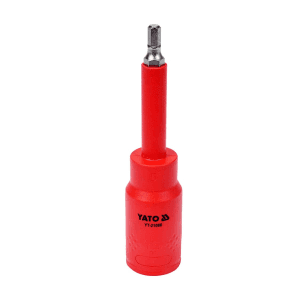 Yato 5 mm, 1/2 Inch Sq. Drive Injection Insulated Hexagon Socket, (VDE), YT-21086