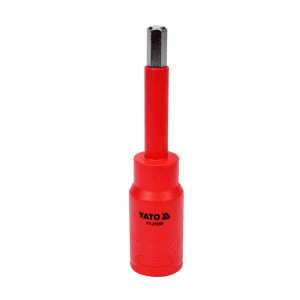 Yato 8 mm, 1/2 Inch Sq. Drive Injection Insulated Hexagon Socket, (VDE), YT-21088