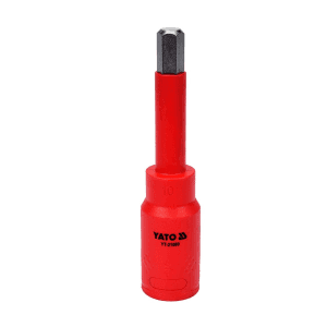 Yato 10 mm, 1/2 Inch Sq. Drive Injection Insulated Hexagon Socket, (VDE), YT-21089