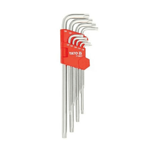 Yato T10 - T50 Torx Temperproof Key Set (9 Pcs), YT-58827