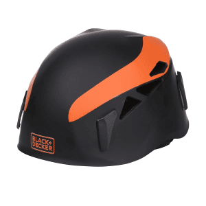Black+Decker Climbing Helmet With UIAA Certification & High Visibility (Orange & Black), BXHP0211IN