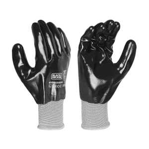 Black+Decker Black Supported Hand Gloves, BXPG0345IN