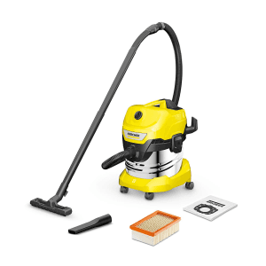Karcher 20 Litre / 1000W WD4 S V-20/5/22 Wet & Dry Vacuum Cleaner (Stainless Steel), 1.628-250.0