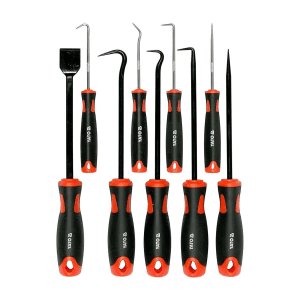 Yato 9 Pcs Hook & Pick Set With Gasket Scraper, YT-08426