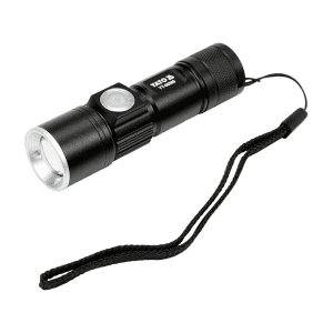Yato 5W XT-E Cree Rechargable Flashlight (With USB Port), YT-08569