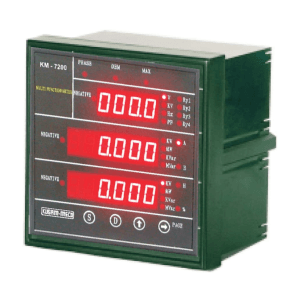 Kusam-Meco 6 Digits 999999 Count Microprocessor Multifunction TRMS Power Meter, KM 7200-A