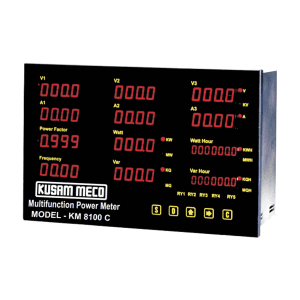 Kusam-Meco 7 Digits 9999999 Count Microprocessor Multifunction TRMS Power Meter, KM 8100-C
