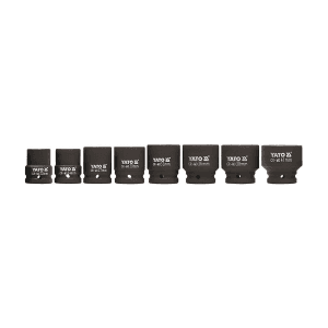 Yato 8 Pcs Hexagonal Impact Socket Set (3/4 inch Sq. Drive), YT-1115