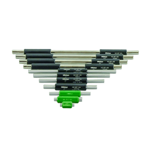 Mitutoyo 1 - 11 inch Micrometer Setting Standard Set (Pack of 11 Pcs), 167-913