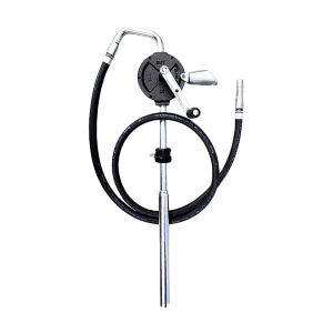 Groz 38 LPM Industrial Rotary Fuel Pump With Anti-Static Fuel Hose, Non-sparking Aluminium Nozzle & Nozzle Holder, RBP/3V/H