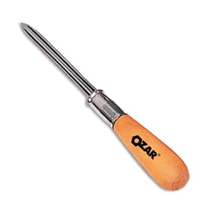 Ozar 185 mm Triangular Scraper (Hollow Ground Cutting Edges), ASM-1279