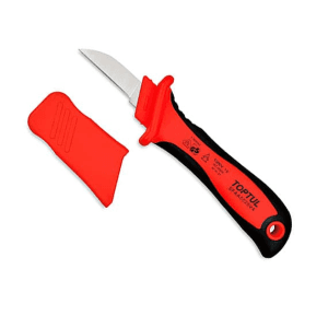 Toptul 200 mm VDE Cable Knife with Straight Blade, SFAA5020