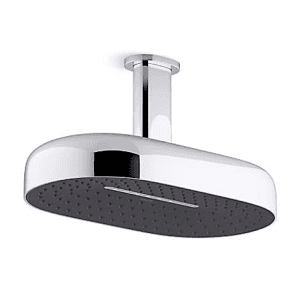 Kohler Statement 353 mm Deep Massage Rain Head In Polished Chrome Finish, K-26296IN-CP