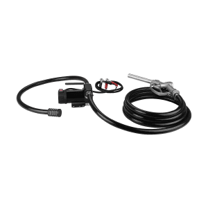 Groz 12V DC Base Mount Electric Diesel Pump with Manual Nozzle (V-Series), DP/12M/ST