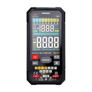 HTC 3-3/4 Digit / 6000 Count True RMS Smart Digital Multimeter, DM-15S
