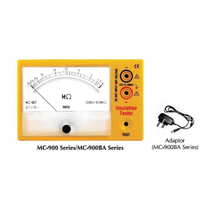 Meco 1000V - 500M Ohms Analog Insulation Tester With Battery Adapter, MC 907BA