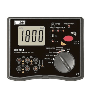 Meco 5kV - 200G Ohms Digital Insulation Tester With AC Voltage, DIT 954