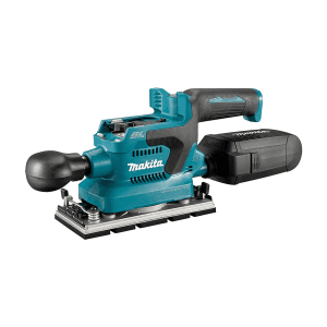 Makita 18V LXT BL 1/3 Sheet Cordless Finishing Sander with Built-In Dust Extraction System (Bare Tool), DBO381Z