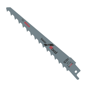 Bosch 150 mm Reciprocating Saw Blades Basic for Wood (S 617 K), 2 608 650 616