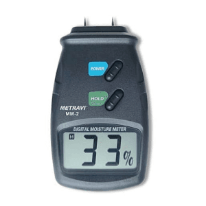 Metravi 5% - 40% Measuring Range Pin Type Digital Moisture Meter, MM-2