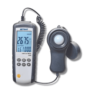 Metravi 0 - 40000 FC Auto-Ranging Digital LED Lux Meter (Measures In Lux & In Foot Candle), 1335