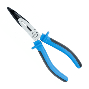 Hogert 6 inch / 160 mm Half-Round Long Nose Bent Pliers, HT1P022