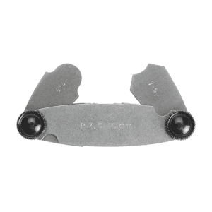 Ozar 17/64 - 1/2 Inch Locking Type Radius Gauge With 1/64 Inch Step & 32 Leaves, AGR-1110