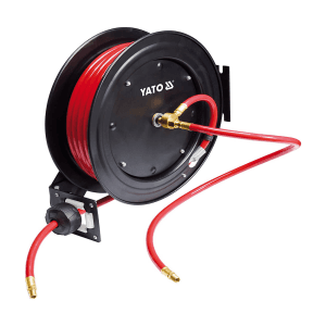 Yato 15 Mtr / 1/4 Inch Pneumatic Air Hose Reel, YT-24250