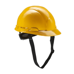 Udyogi Proton 4000 Series Helmet With Textile Suspension & Slip Fit Adjustment (Yellow), Proton 4001L
