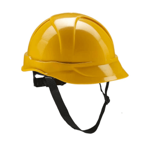 Udyogi Vista 8000 Series Helmet With Textile Suspension & Slip Fit Adjustment (Yellow), Vista 8001L