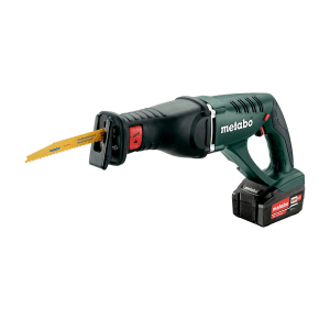 Metabo 18V / 5.2 Ah Li-ion Cordless Reciprocating Saw, ASE 18 LTX
