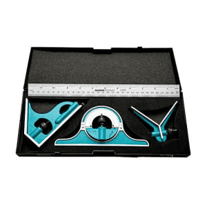 Kristeel 4 Pcs Combination Try & Metre Square Set, 1516-KP
