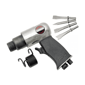 Sumake 150 mm Air Hammer with 4 Pcs Chisels (Round Shank), ST-2310/R