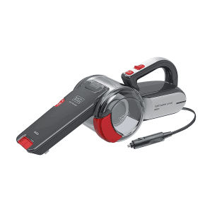 Black+Decker 12V Flexi Auto Dustbuster Pivot Handheld Vacuum Cleaner For Cars, PV1200AV-B1
