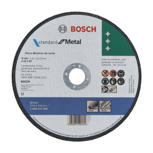Bosch 180 x 1.6 x 22.23 mm Standard For Metal Cutting Disc (Pack of 25 Pcs), 2 608 619 384