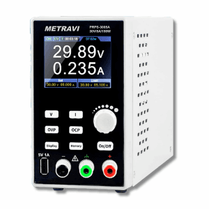 Metravi 0 – 30V / 0 – 5A Programmable DC Regulated Power Supply (Single Output), PRPS-3005A