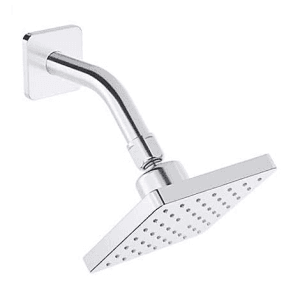 Kohler Parallel Square Shower Head With Shower Arm In Polished Chrome Finish, K-22645IN-CP