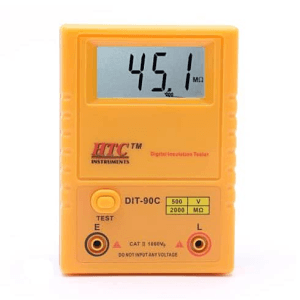 HTC 500V / 2000 MOhms Range Digital Insulation Tester, DIT-90C
