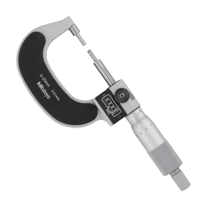Mitutoyo 0 - 25 mm Mechanical Counter Spline Micrometer (Type A), 131-115