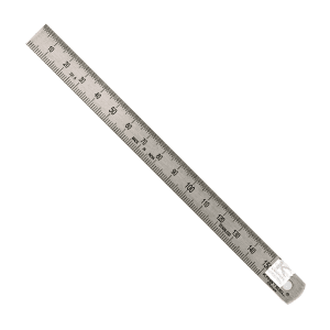 Kristeel 150 mm / 6 inch Narrow Flexible Metric Ruler, 701 A