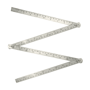 Kristeel 300 mm / 12 inch Folding Ruler (3 Fold), 1210