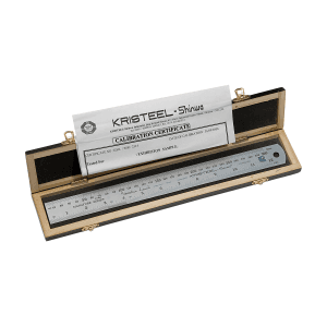 Kristeel 300 mm / 12 inch Signature Series Stainless Steel Ruler With Calibration Certificate (Type A), SSC - 12 A