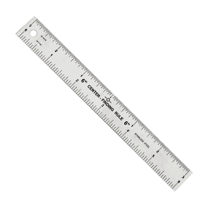 Kristeel 150 mm / 6 inch Center Finding Ruler, CFR 6