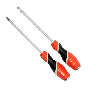 Yato 2 Pcs Magnetic Tip Screwdriver Set, YT-25998
